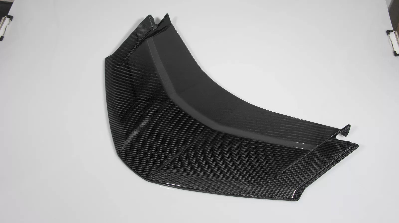 Carbon Fiber Rear Window Lower Trim Cover - 2020-2025 C8 Corvette Coupe.