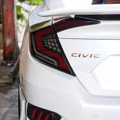 Smoked G Series Style LED Taillights Set - Honda Civic 10th Gen 2016-2021.