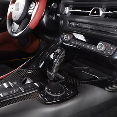 Carbon Fiber Gear Shift Knob Cover - Toyota Supra.