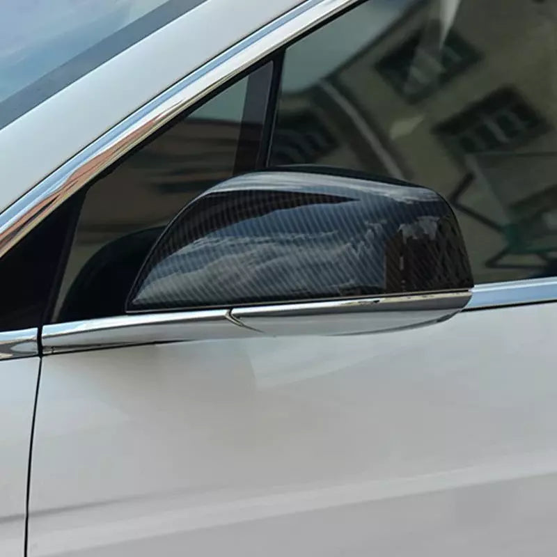 Carbon Fiber Side Mirror Covers - Tesla Model S 2012-2020.