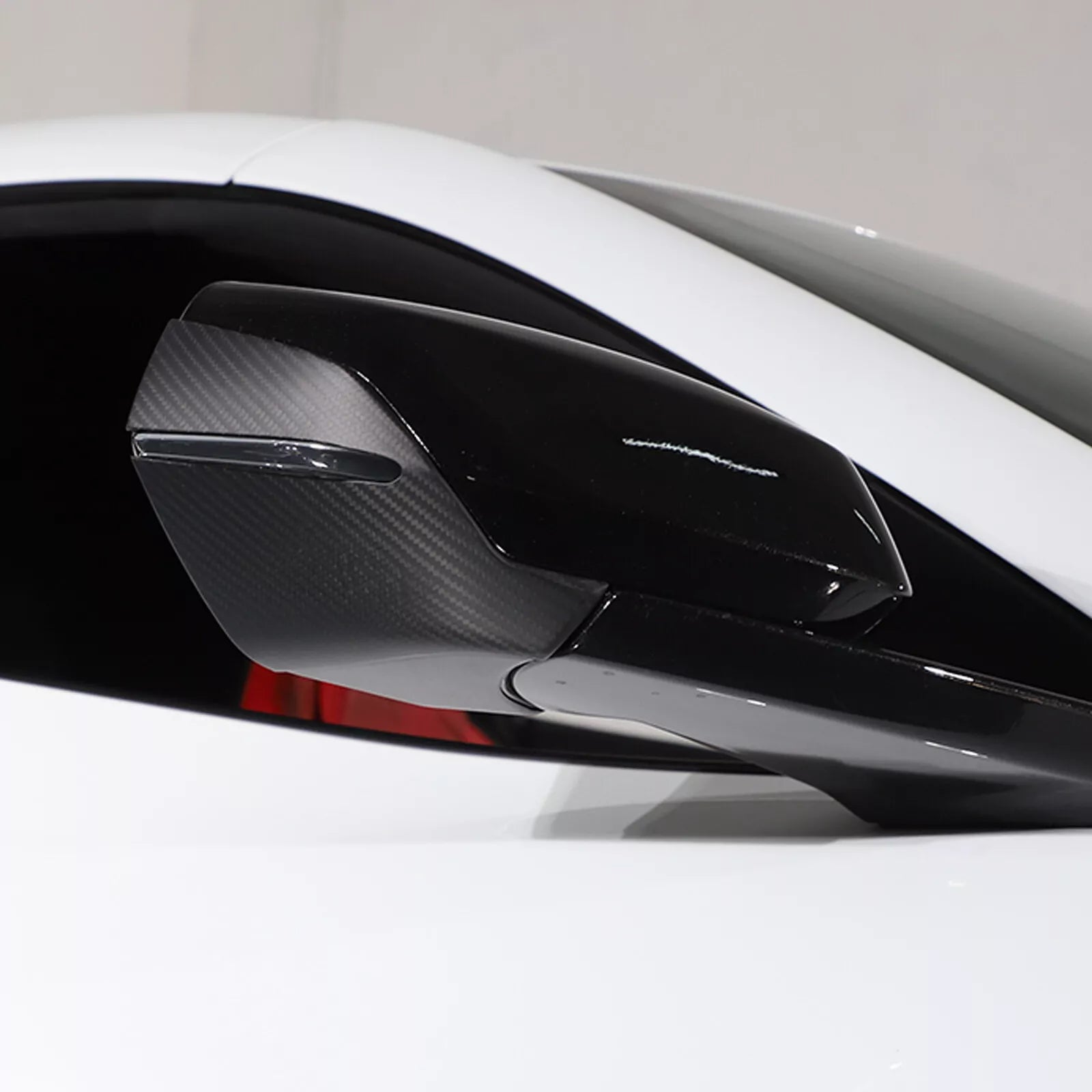 Carbon Fiber Side Lower Mirror Cover -  Chevrolet Corvette C8 Stingray Z51 Z06.