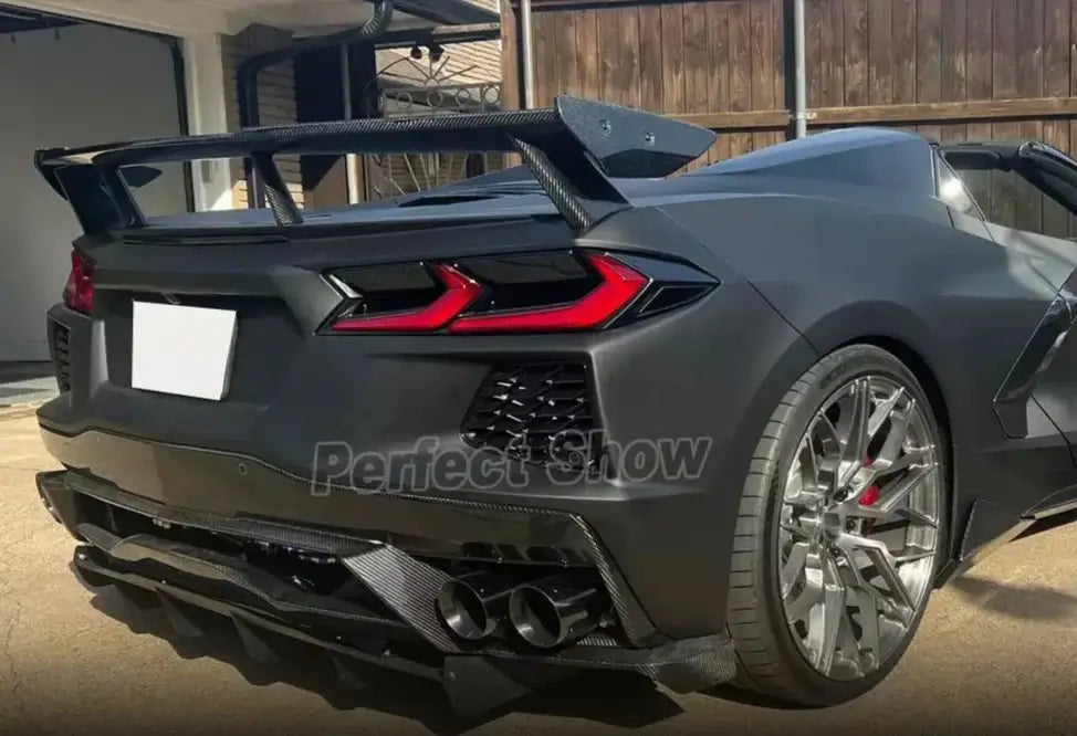 Carbon Fiber Rear Diffuser - Chevrolet Corvette C8 Z06.