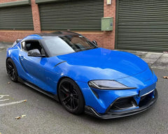 Carbon Fiber Front Splitter Lip ( 3pc ) - Toyota Supra GR A90 MK5.