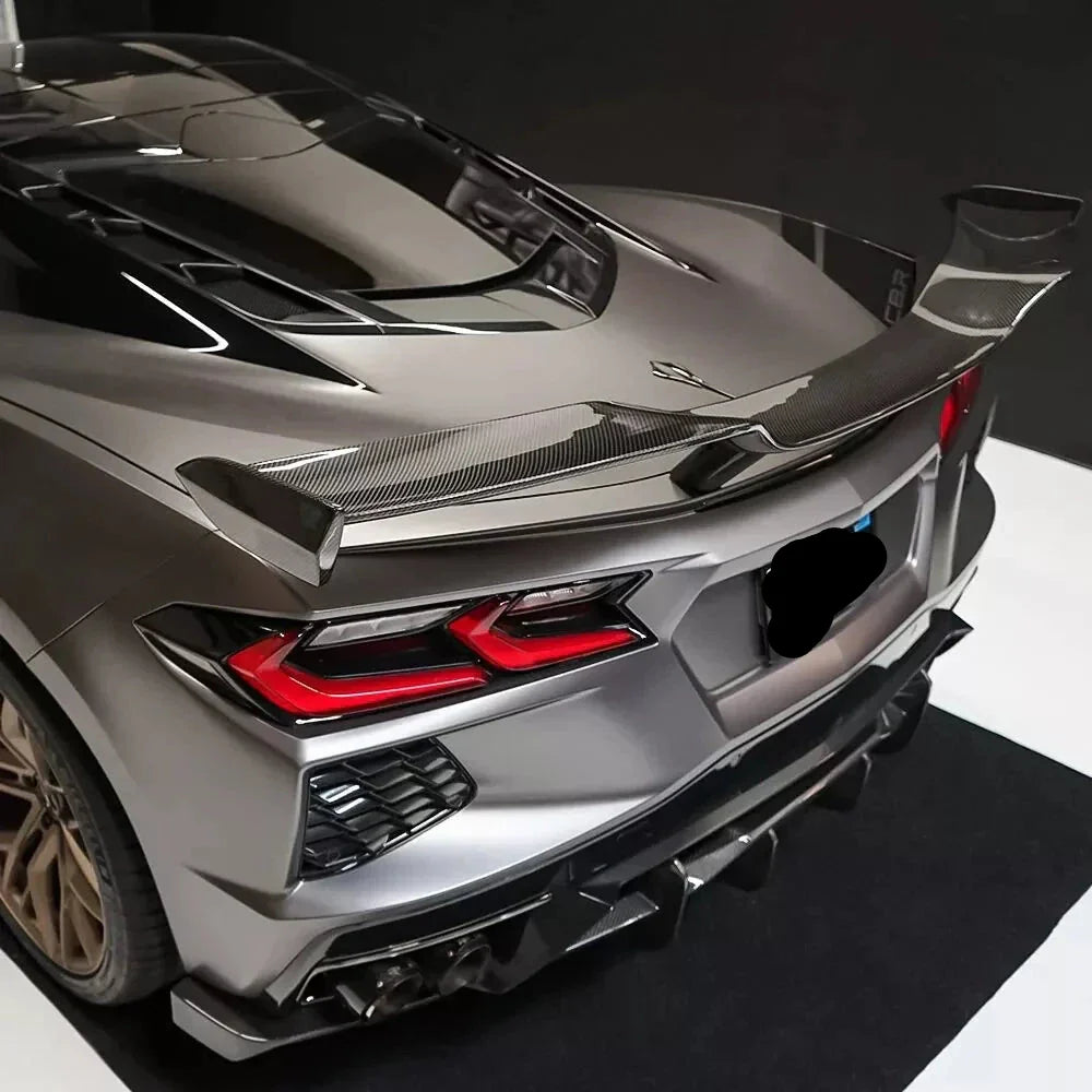 Carbon Fiber Wing Z06 Style - C8 Corvette Base / Z51 Chevrolet Stingray.