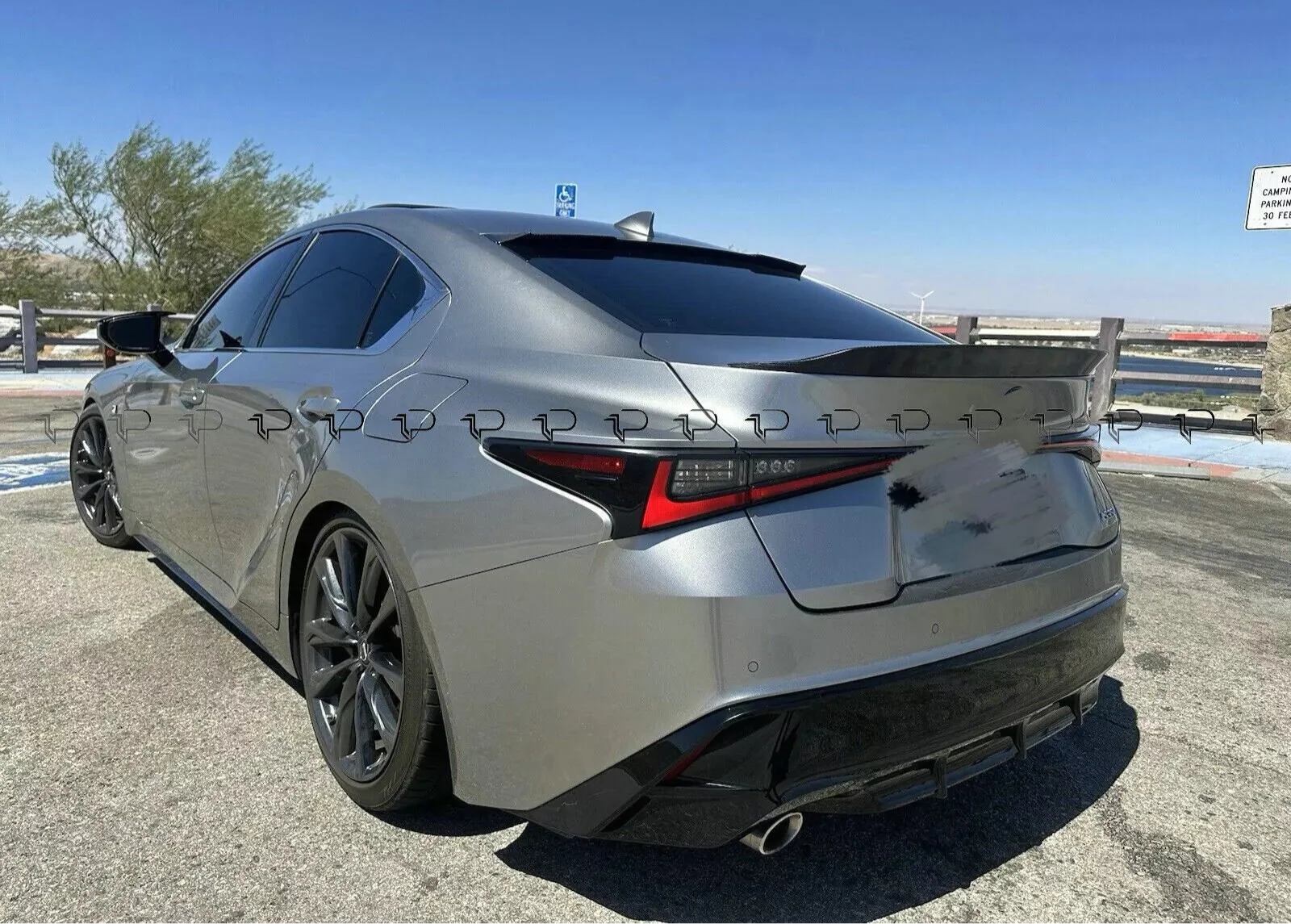 Carbon Fiber AP Rear Trunk Spoiler - 2021-2024 Lexus IS300 IS350 IS500.