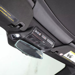 Carbon Fiber Reading Light Frame Trim Cover - Corvette C8 2020-2023.