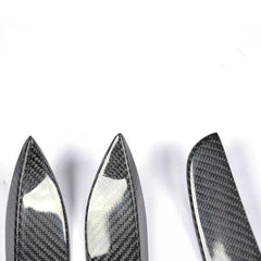 Carbon Front Bumper Canards Fins - Mercedes Benz W205 C205 C63 2015-2021.