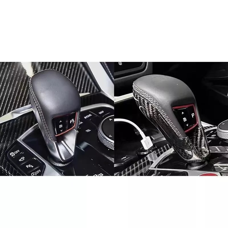Carbon Fiber Gear Shift Knob Cover - BMW G87 G80 G82 G83 X3M X4M X5M.