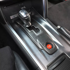 Carbon Fiber interior Central Control Gear Shift Panel Trim - Nissan GTR R35.