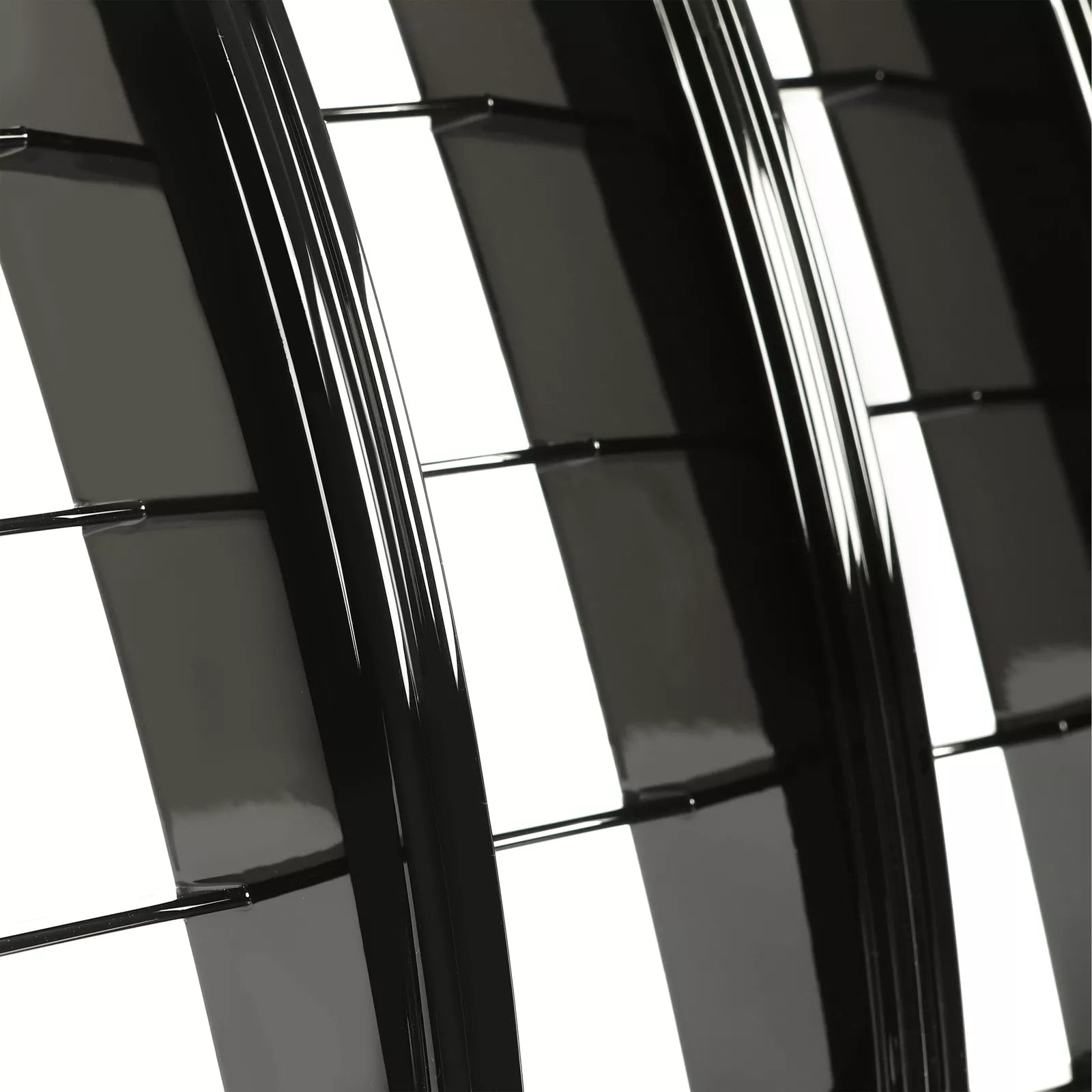 Gloss Black GT R Grille Grill For Mercedes-Benz W205 C63 C63S 2015-2018.
