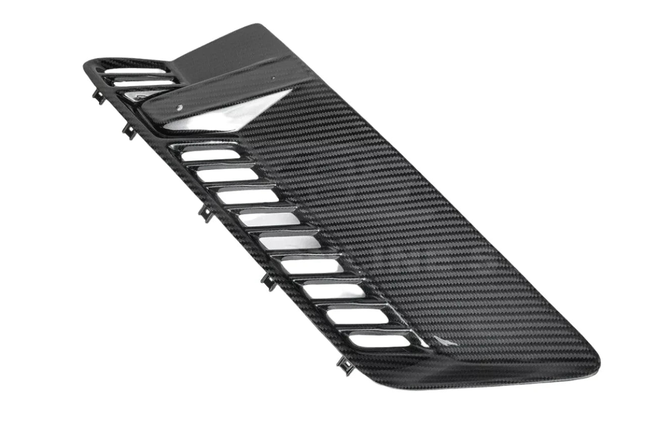 Carbon Fiber Grille Vents Side Fender Corvette C7 Z06.