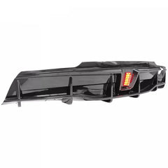 Gloss Black Rear diffuser w/ LED - 20-24 Tesla Model Y.