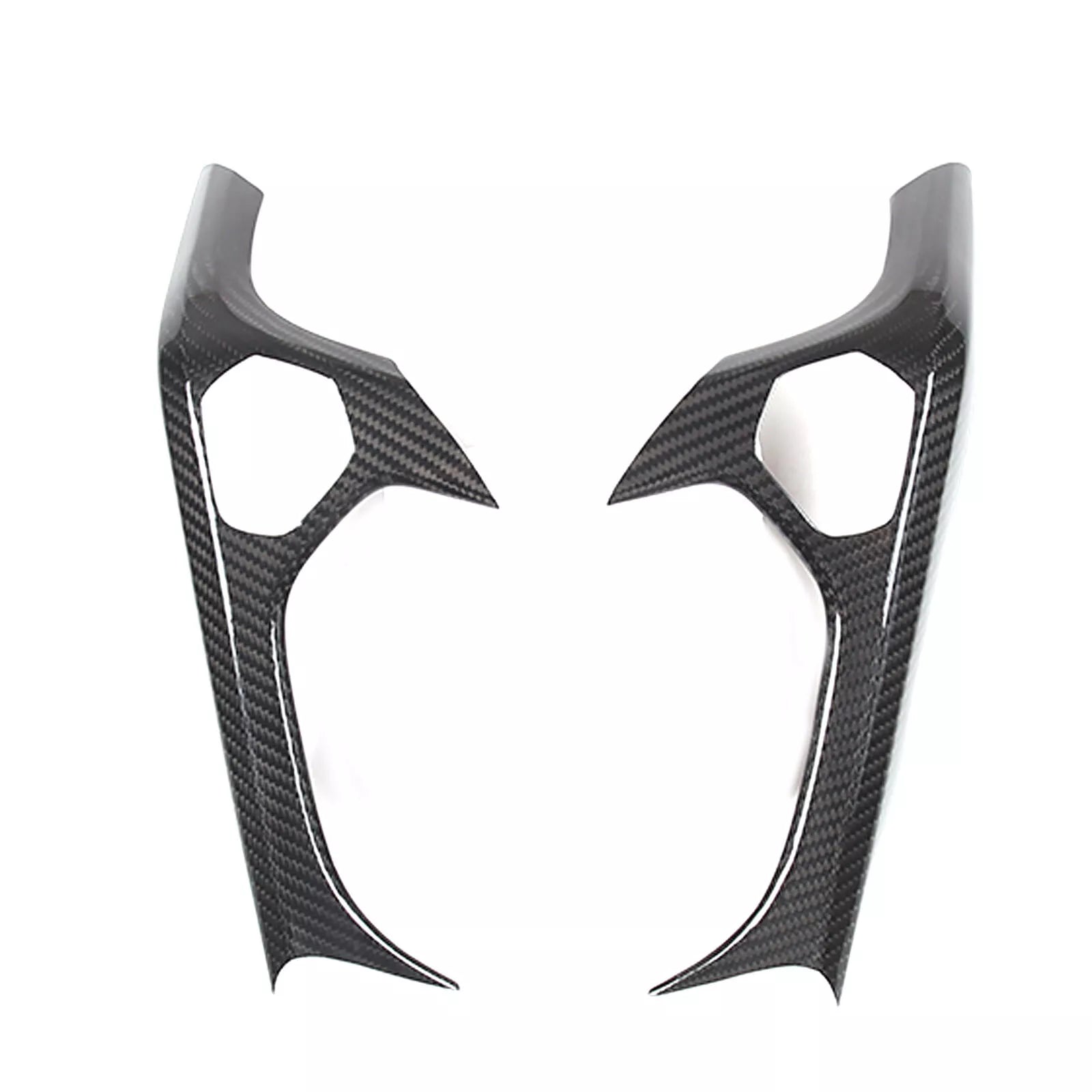 Carbon Interior Door Grab Handle Cover Trim - Lamborghini Huracan 2014-21.