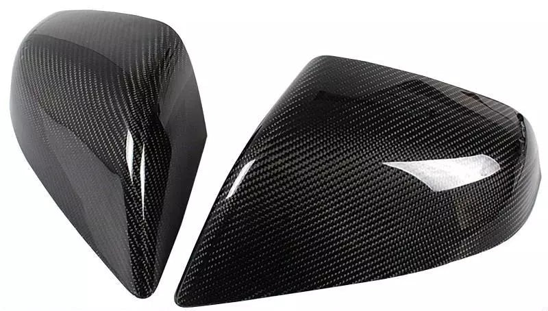 Carbon Fiber Side Mirror Covers - Tesla Model S 2012-2020.