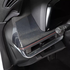 Carbon Fiber Driver's Seat Center Console Panel Trim - Corvette C8.