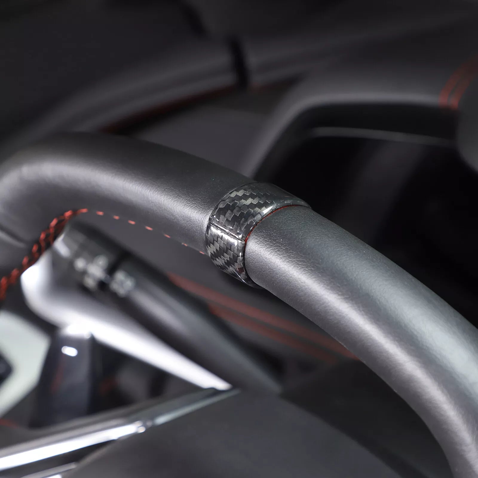 Carbon Fiber Steering Wheel Cover Trim Ring - Corvette C8 2020-2024.