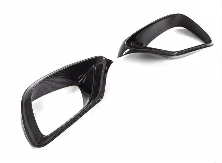 Carbon Front Splitter  Lip & Air Vent Cover -  Mercedes Benz W213 S213 E63 S 2016-2020.