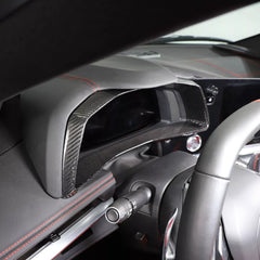 Carbon Fiber Instrument Gauge Cluster Cover - Corvette C8 Z51 Z06.