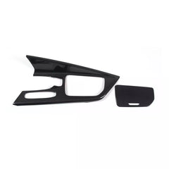 Carbon Fiber Center Console Cover + Cup Holder Lid Cover - Corvette C8.