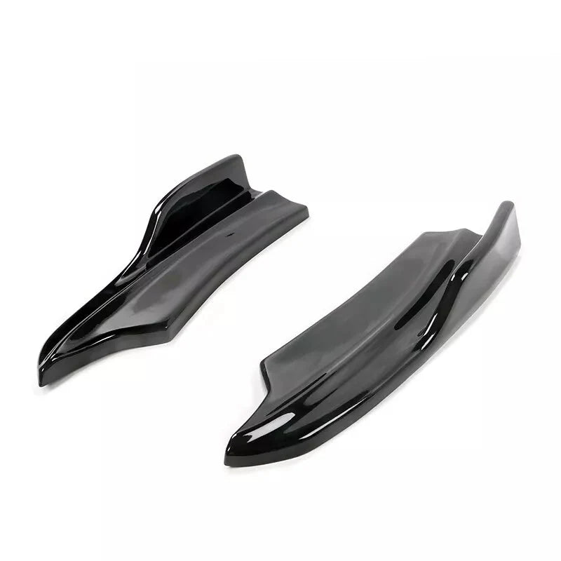 Gloss Black Rear Diffuser W/ Brake Light + Apron Spat - 2020-2023 Charger Widebody.