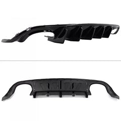 Gloss Black Rear Diffuser for Quad Tips V1 - 2015-2023 Dodge Charger.