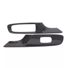 Carbon Fiber Window Lift Switch Panel Cover Trim - Corvette C8.