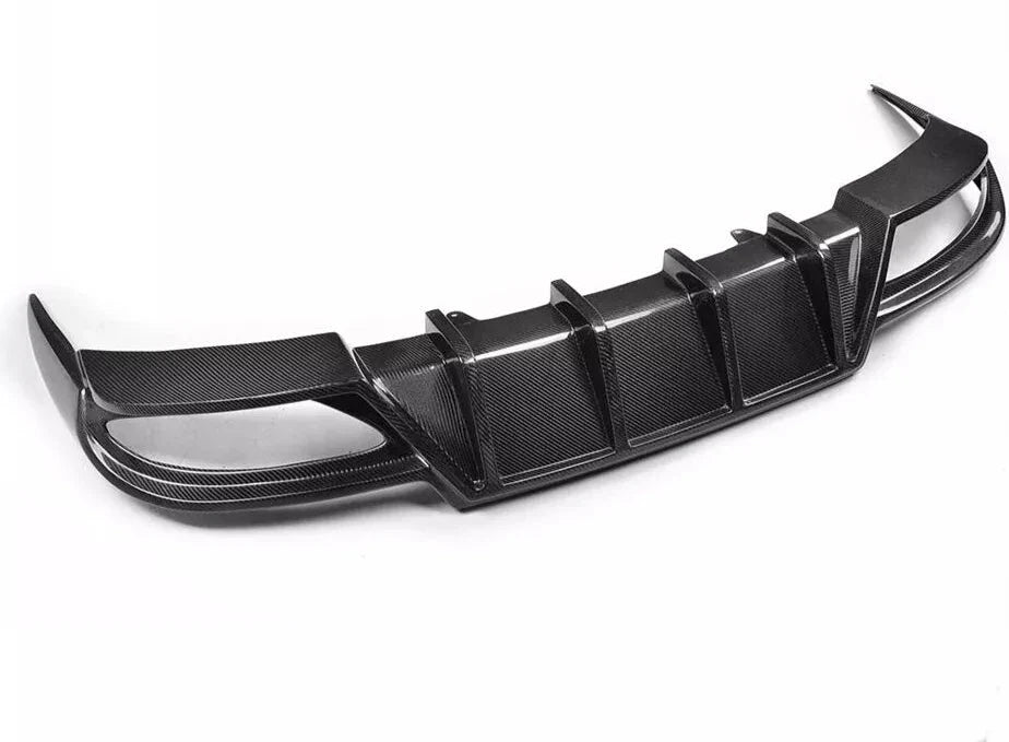Carbon Fiber Rear Diffuser for Lexus GS350 F-Sport.