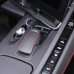 Carbon Fiber Mode Selector Knob Base Cover - Corvette C8 2020-2024.