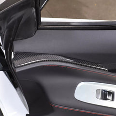 Carbon Fiber Door Inner A-pillarTrim Cover For Corvette C8 2020-2023.