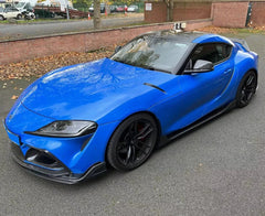 Carbon Fiber Front Splitter Lip ( 3pc ) - Toyota Supra GR A90 MK5.