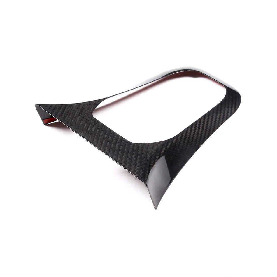 Carbon Fiber Interior DashBoard Speaker Frame Cover Trim - Toyota Supra A90 2019-2024.