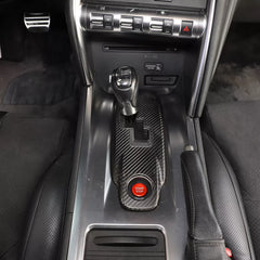 Carbon Fiber interior Central Control Gear Shift Panel Trim - Nissan GTR R35.
