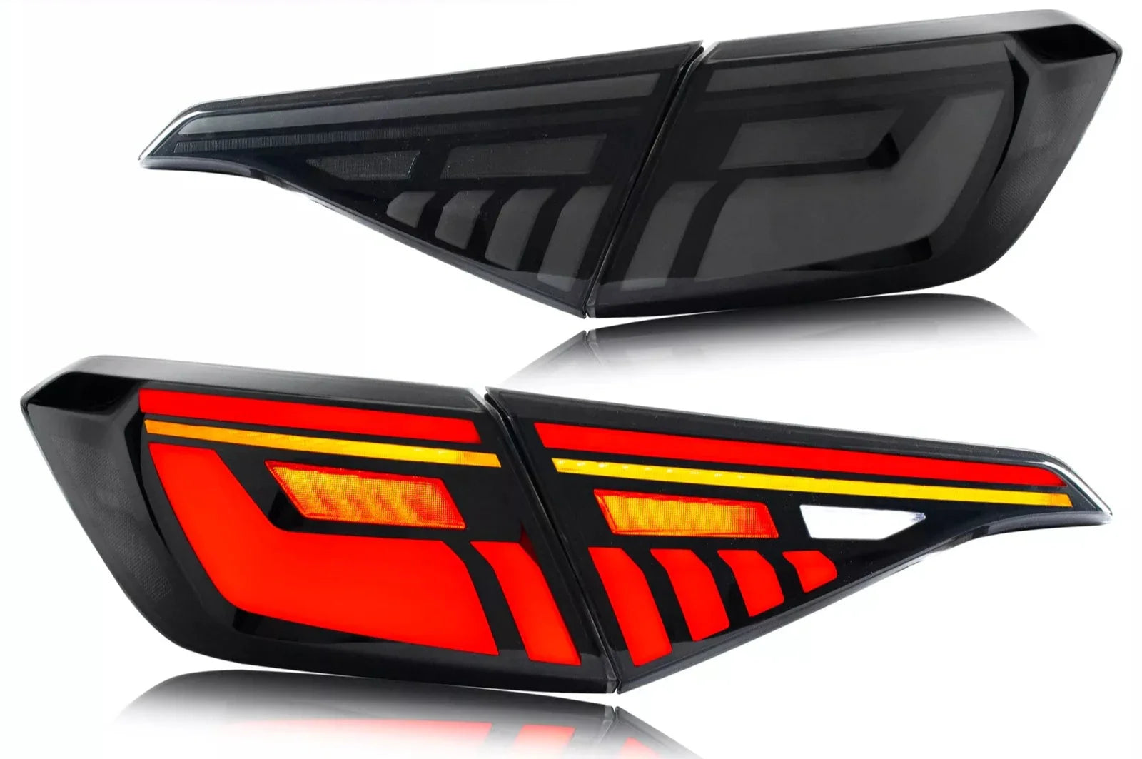 LED Sequential Smoked Tail Lights Upgrade - Honda Civic 11th Gen Sedan 2022-2024.