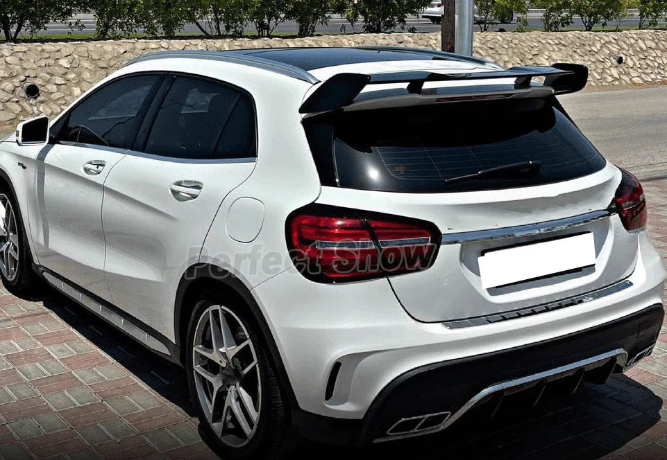 Carbon Fiber Rear Roof Window Spoiler V3 - Mercedes Benz X156 GLA200 GLA250 GLA45.