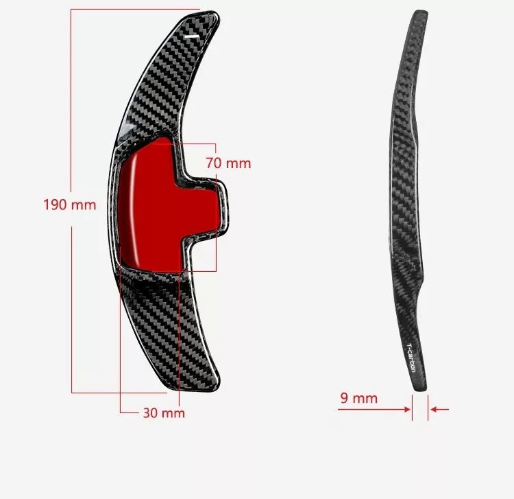Carbon Fiber Steering Paddle Shifter Extension- 2015-2022 C118 C117 CLA250.