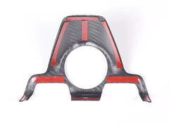 Carbon Fiber Interior Headlight Switch Cover Trim For Porsche 911 992 2019-2023.