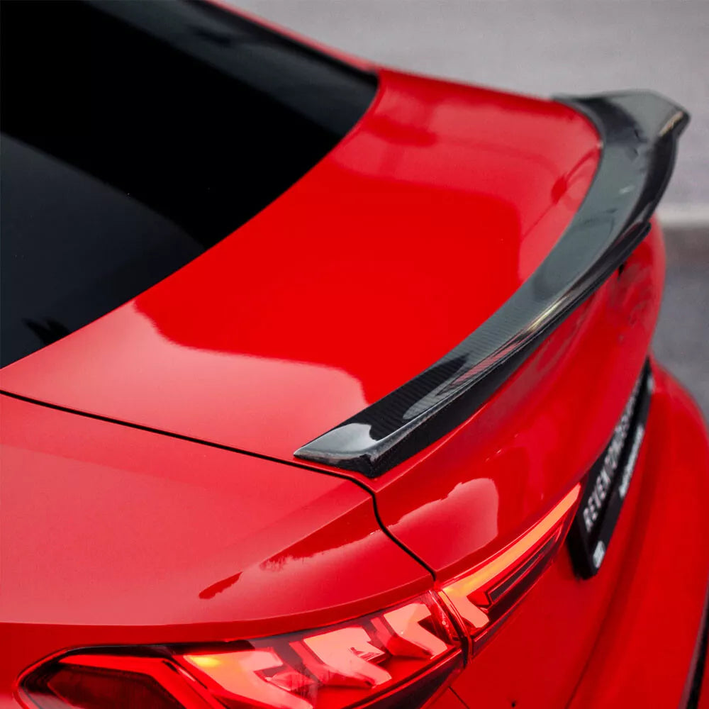 PSM Style Carbon Fiber HighKick Trunk Spoiler - AUDI A3/S3/ & RS3 8Y.