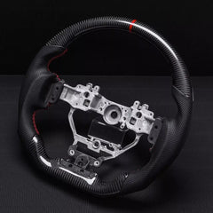 Carbon Fiber Steering Wheel w/ Red Stripe - Lexus IS250/IS300/IS350/ & RX350.