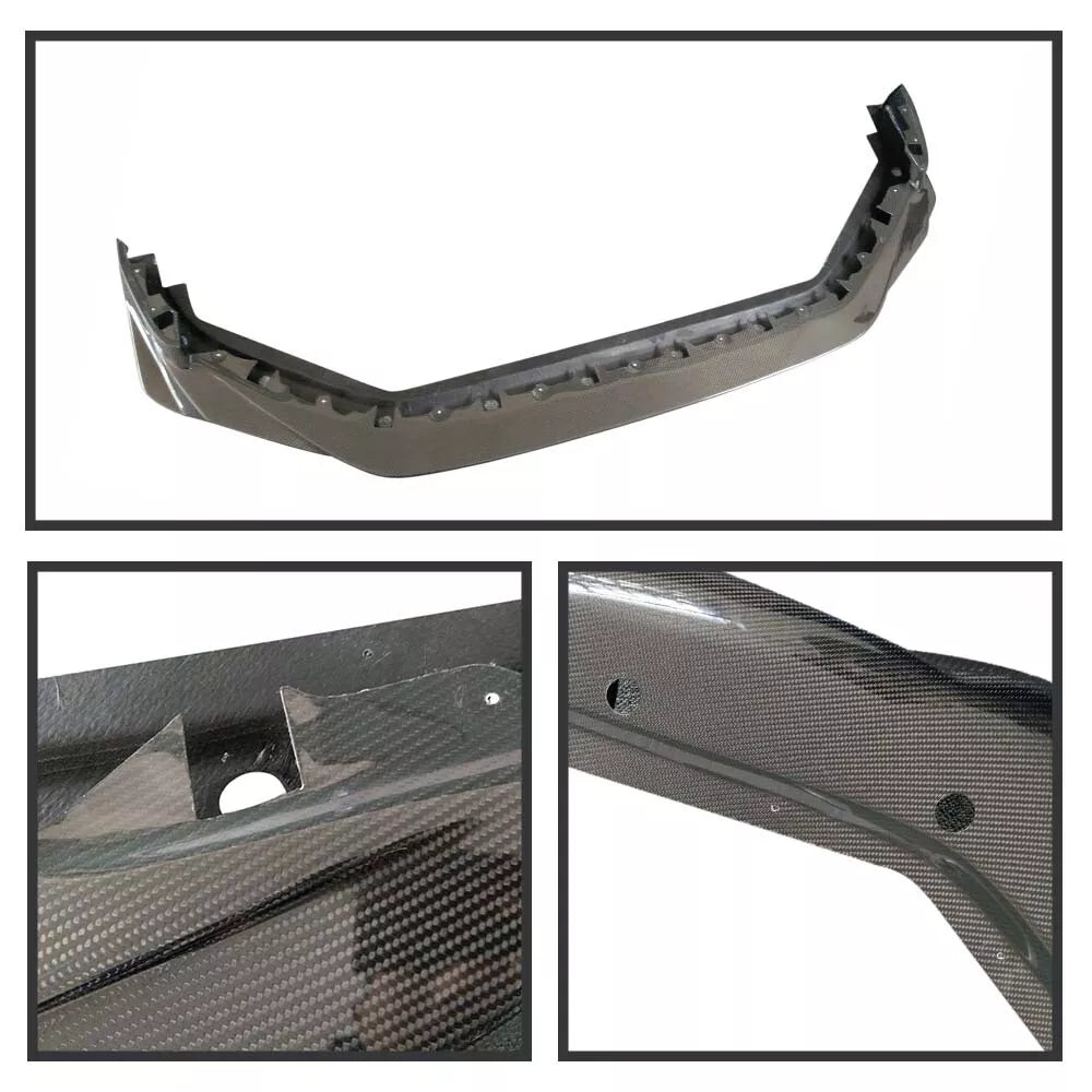 V Style Carbon Fiber Front Lip - Nissan GTR R35 2017-2021.