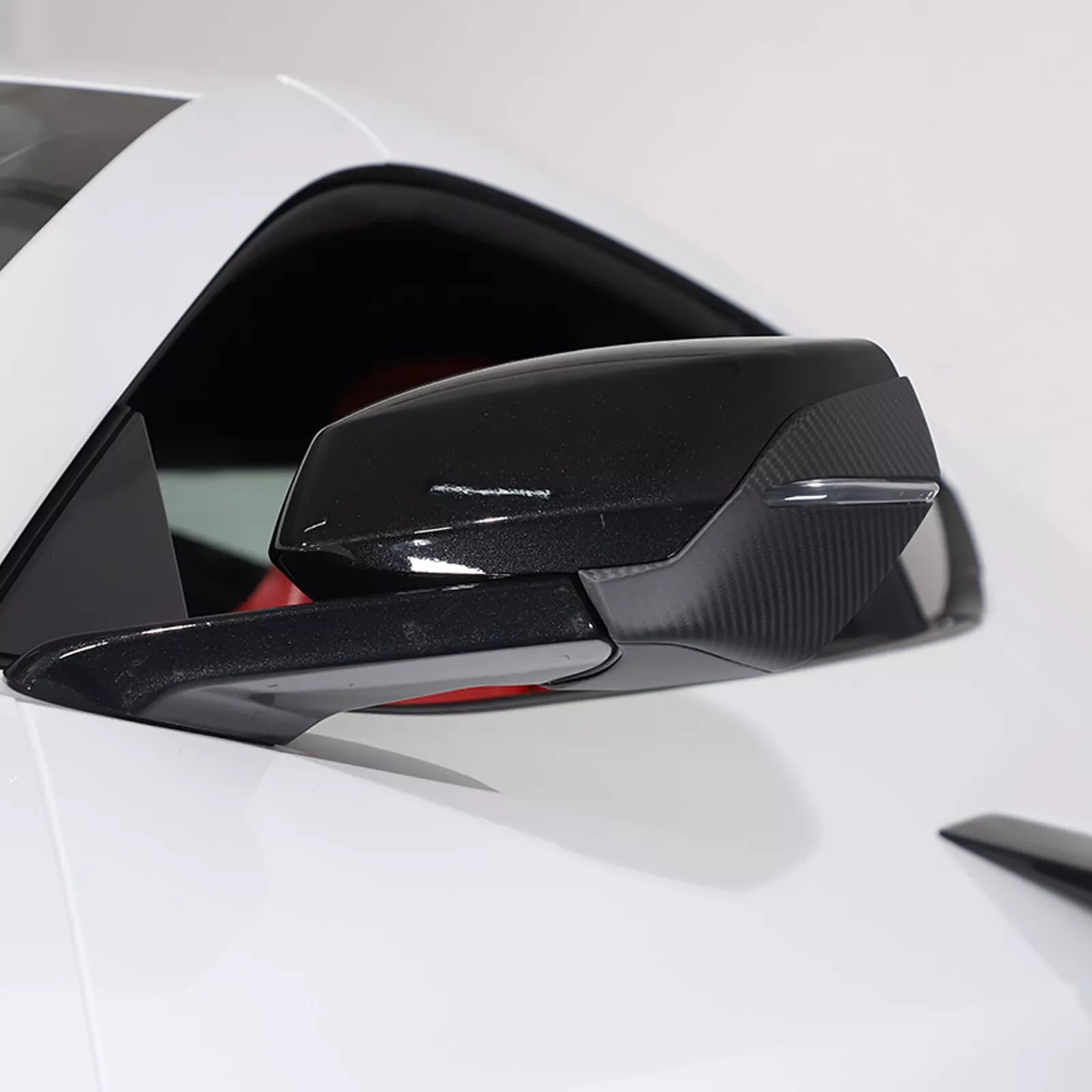 Carbon Fiber Side Lower Mirror Cover -  Chevrolet Corvette C8 Stingray Z51 Z06.