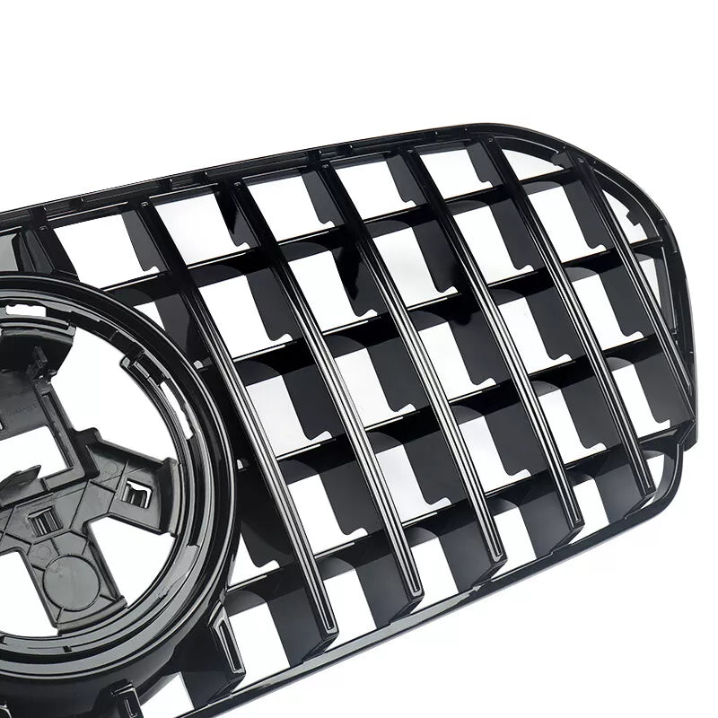Gloss Black GTR Style Front Grille - Mercedes Benz GLE W167.