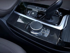Carbon Fiber idrive Knob Panel Cover - G01 X3 / G02 X4.