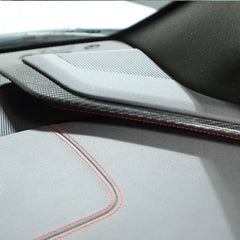 Carbon Fiber Dashboard L-shaped Trim Strip Cover - Corvette C8 20-24.