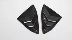 Carbon Fiber Window louver Cover Trim - Corvette C8 Coupe 2020-2024+.