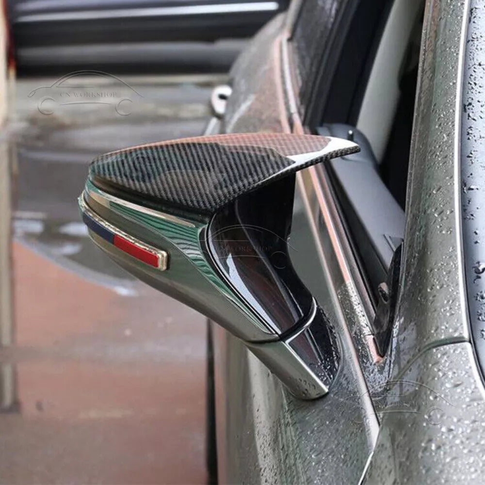 M style Carbon Fiber Mirror Cap Set - 21-24 LEXUS IS300 IS350 IS500.