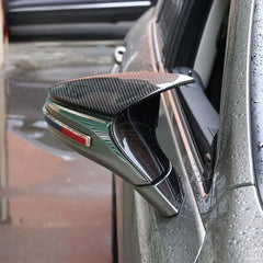 M style Carbon Fiber Mirror Cap Set - 21-24 LEXUS IS300 IS350 IS500.