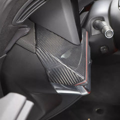 Carbon Fiber Driver's Seat Center Console Panel Trim - Corvette C8.