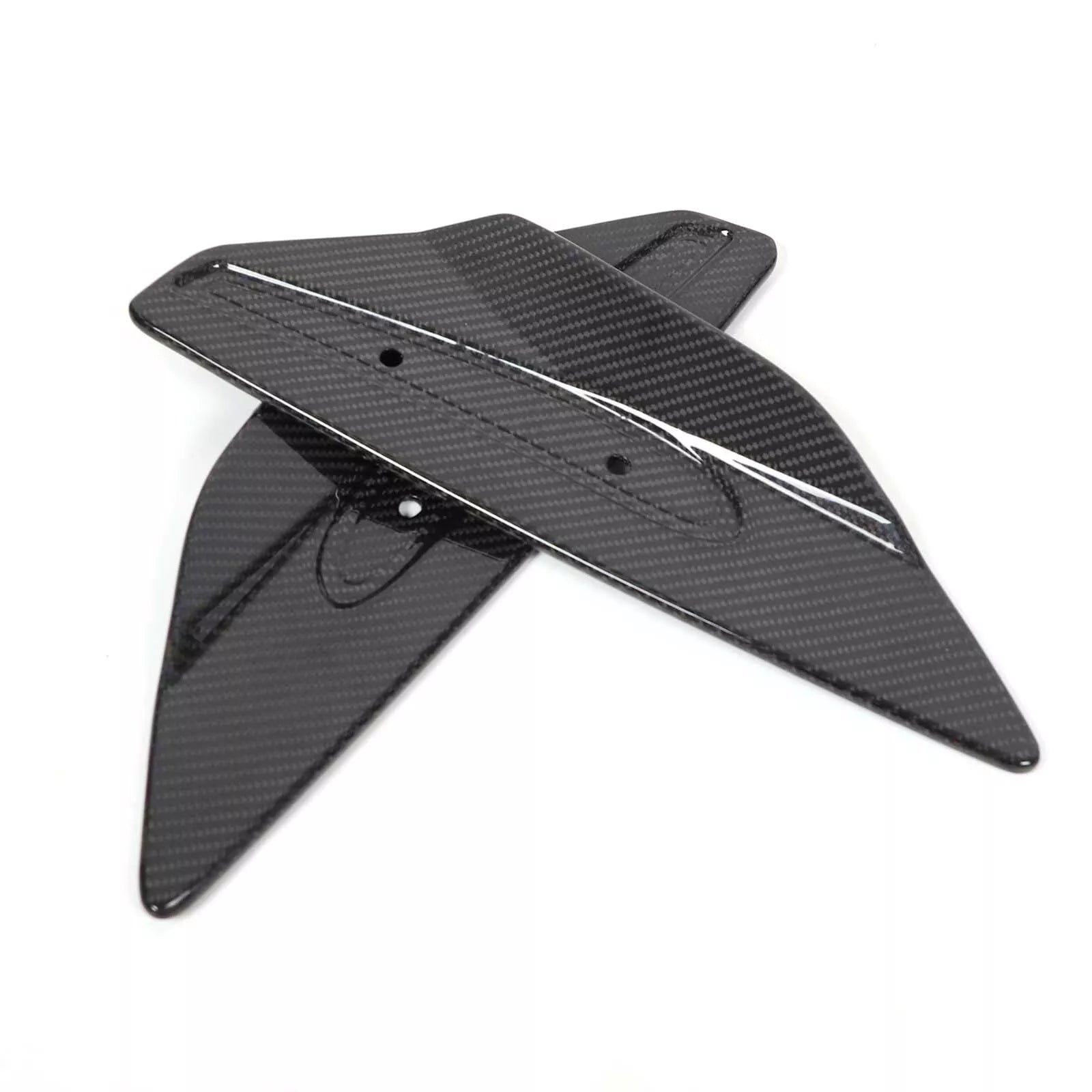 Carbon Fiber Side Spoiler Wing Winglets - 2020-2024 Corvette C8.