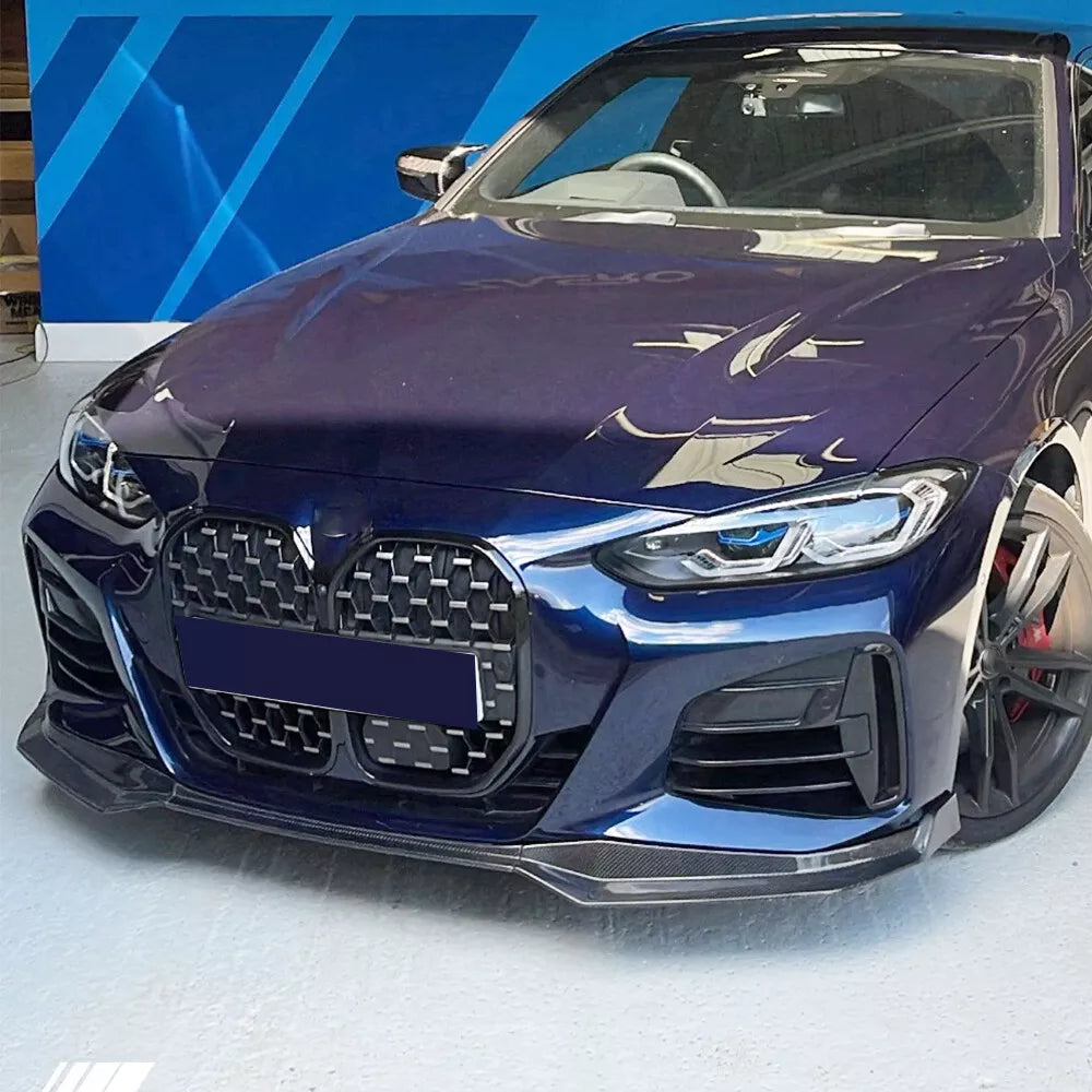 Carbon Fiber Front Bumper Lip - BMW G22 G23 440i M-Sport 2021-22.