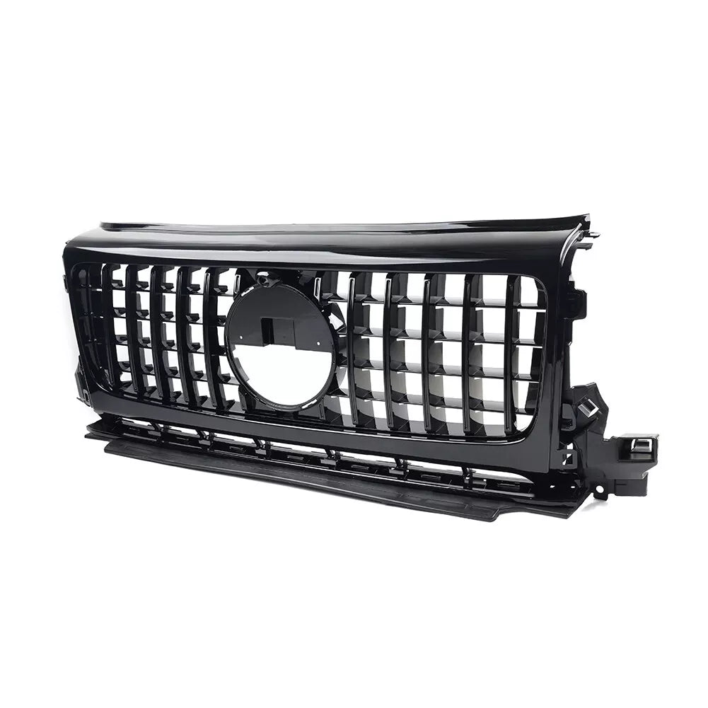 Gloss Black GTR Style Front Bumper Grille - Mercedes Benz G Class W464 G500 G550 2019-24.